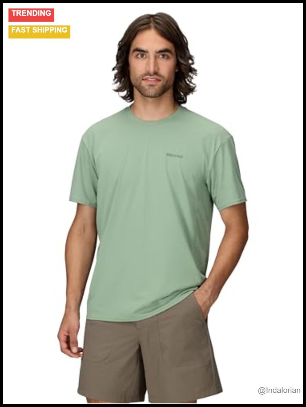 UPF 50 Short Sleeve Crew Neck Shirt - Breathable, Moisture Wicking Active